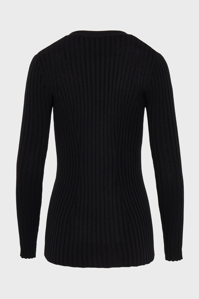 FEMME KNITTED CARDIGAN BLACK