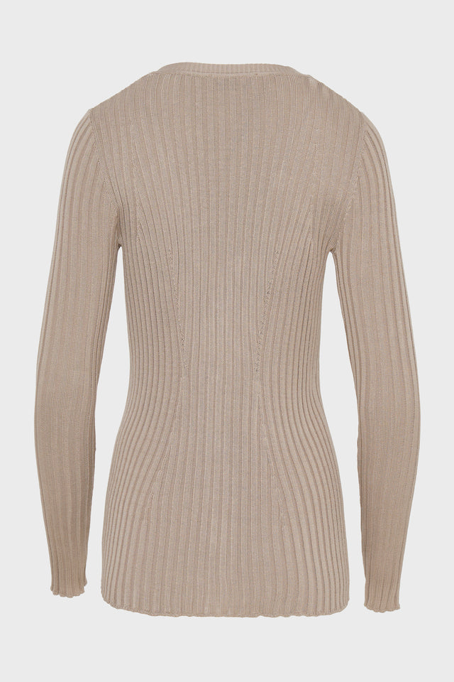 FEMME KNITTED CARDIGAN GREY