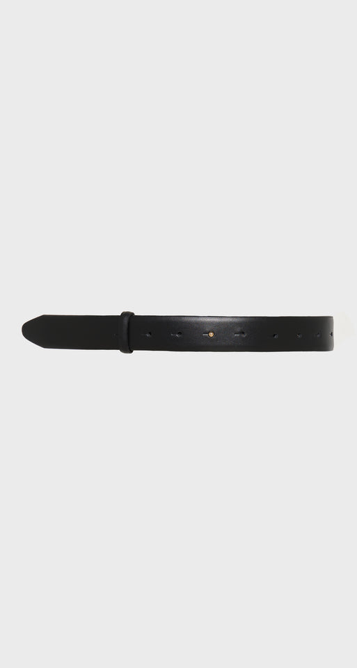 THEA LEATHER BELT BLACK