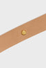 THEA LEATHER BELT GREIGE