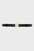 SIMONE LEATHER BELT BLACK