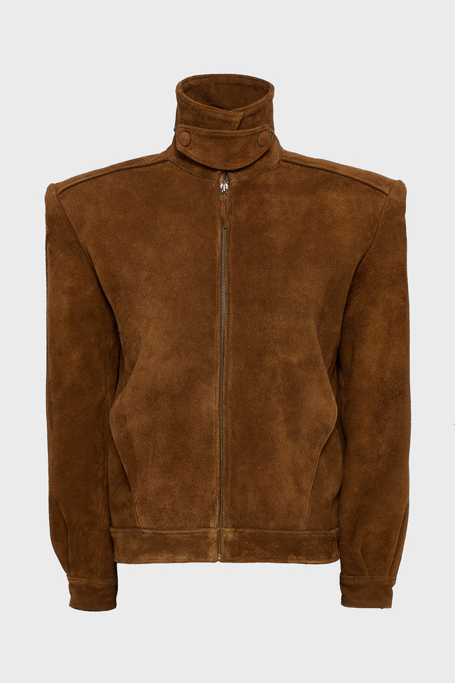 GUARDIAN LEATHER JACKET BROWN