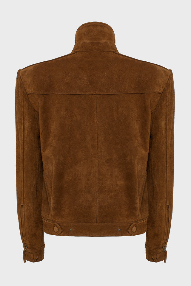 GUARDIAN LEATHER JACKET BROWN