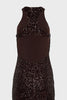 STARLIT LONG DRESS BRONZE