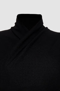 MELANIE CROP TOP BLACK