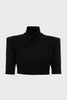 MELANIE CROP TOP BLACK