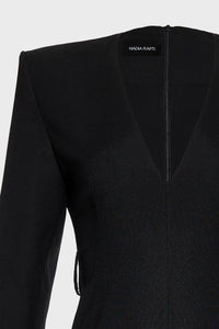 NIGHT SHIFT BLAZER DRESS BLACK