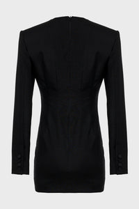 NIGHT SHIFT BLAZER DRESS BLACK