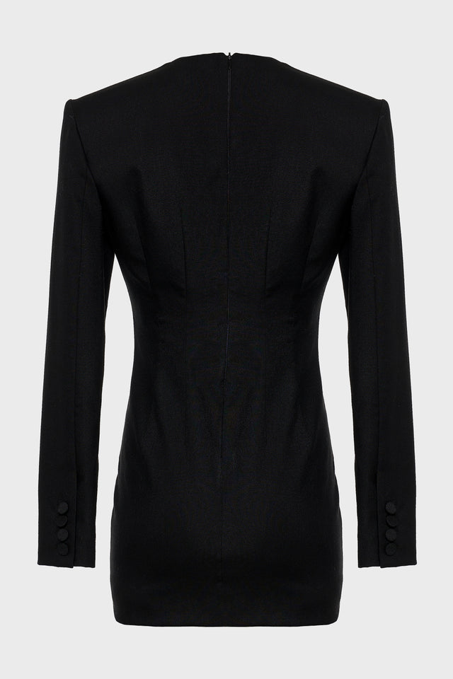 NIGHT SHIFT BLAZER DRESS BLACK