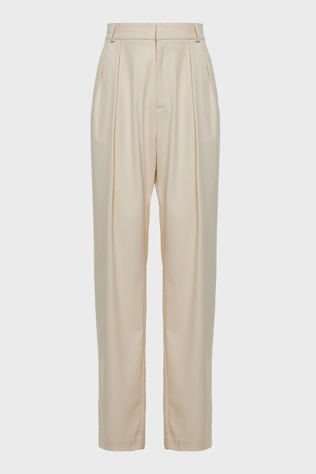 DYNASTY TROUSERS ECRU