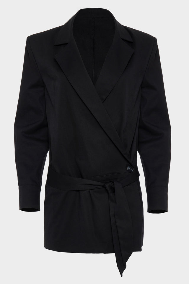 LETICIA BLAZER DRESS BLACK