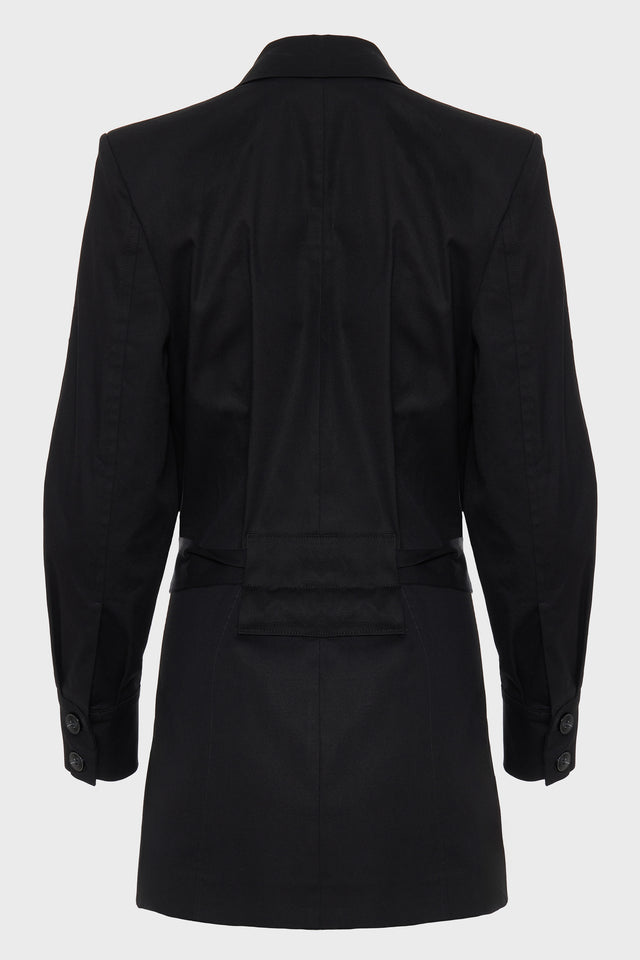 LETICIA BLAZER DRESS BLACK