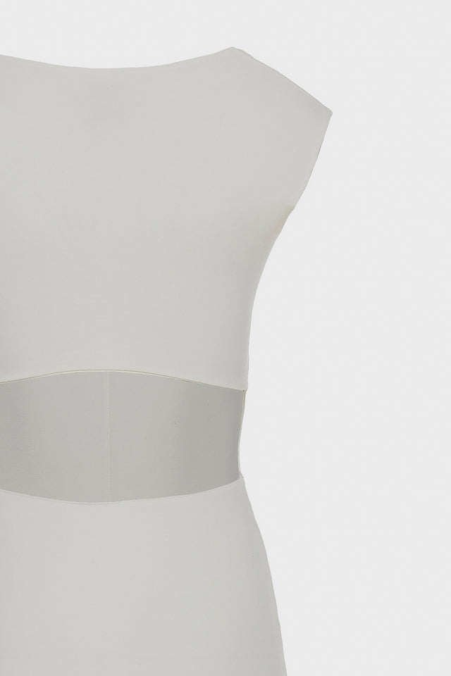 BROOKE DRESS OFFWHITE