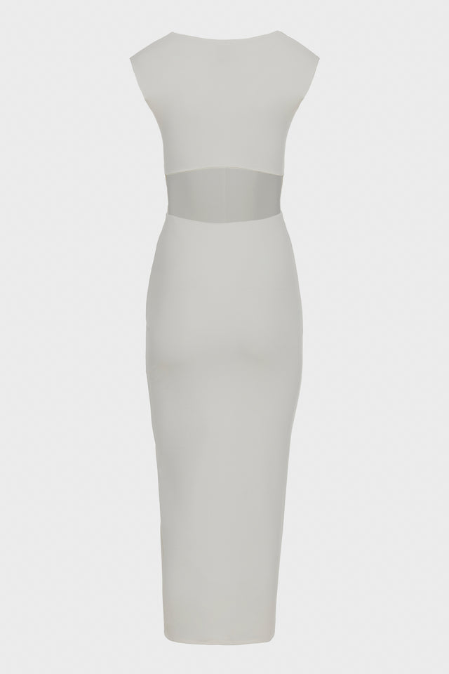 BROOKE DRESS OFFWHITE