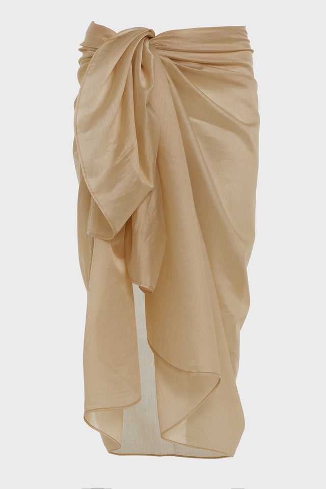 LAYOVER SARONG VOILE BEIGE