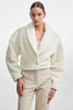 CHER CROPED JACKET ECRU