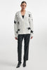 ASTROWILD KNITTED CARDIGAN WHITE/BLACK