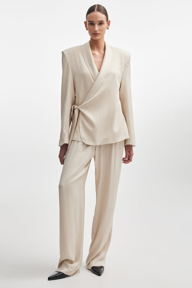 ESPRESSO BLAZER ECRU