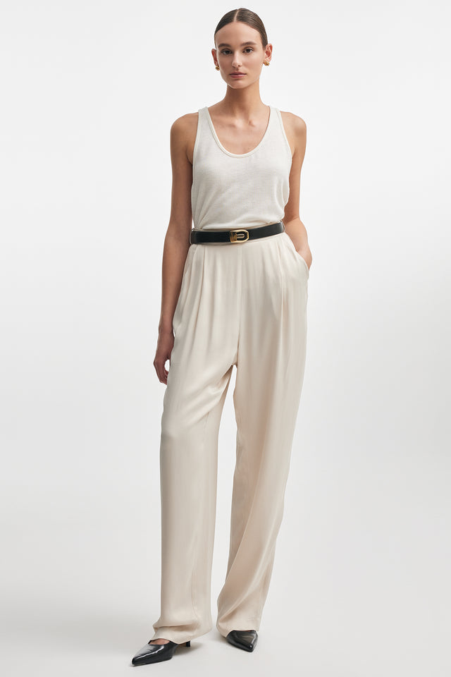 ESPRESSO TROUSERS ECRU