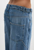JEANIE DENIM TROUSERS BLUE