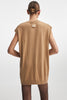 BASIC KNITTED VEST M/W CAMEL