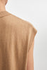 BASIC KNITTED VEST M/W CAMEL