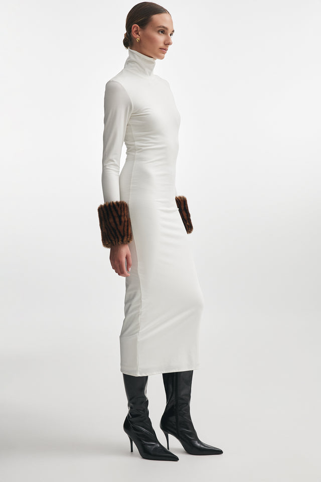 FRAN MAXI DRESS OFF WHITE