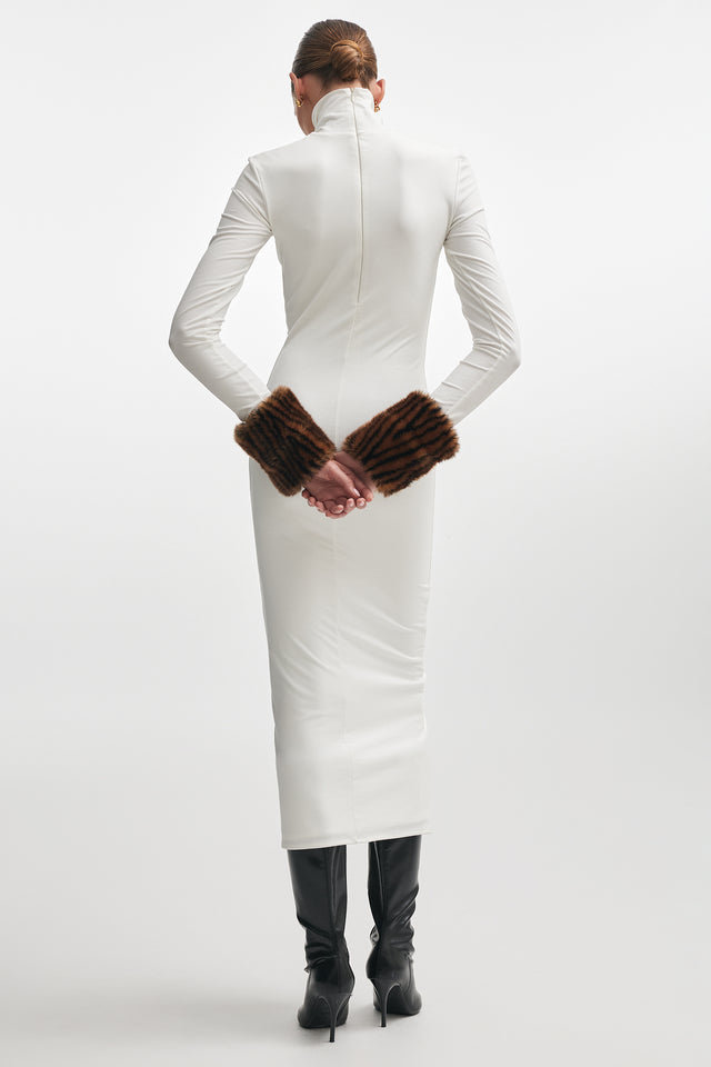 FRAN MAXI DRESS OFF WHITE