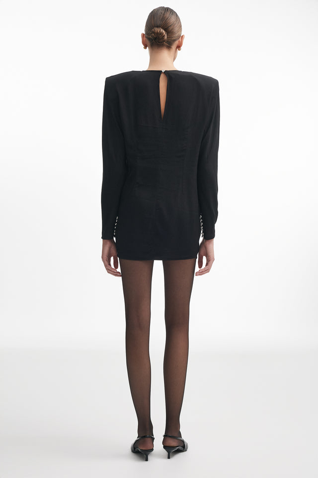 SIREN MINI DRESS BLACK