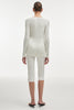 FEMME KNITTED CARDIGAN WHITE