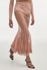 VEIL MAXI SKIRT PINK