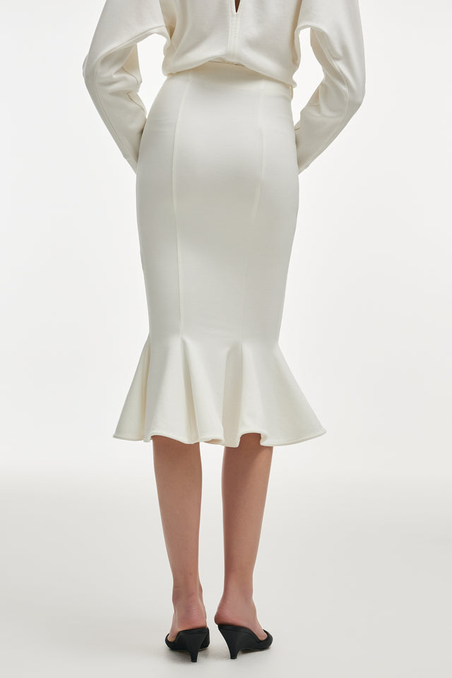 FLEUR SKIRT WHITE