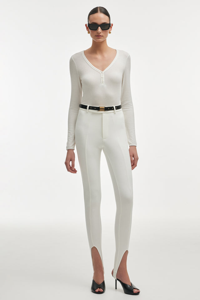 FLEUR LEGGINGS WHITE