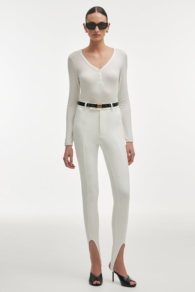 SIMONE LEATHER BELT BLACK