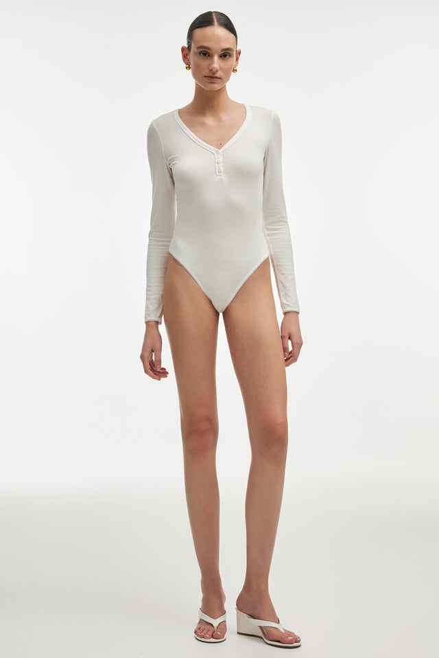 ANASA BODYSUIT WHITE