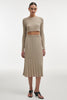FEMME KNITTED SKIRT GREY