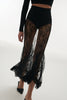 VEIL MAXI SKIRT BLACK