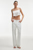NAIA CROP TOP WHITE