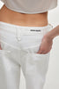 TAYLOR DENIM TROUSERS OFF WHITE - PRE-ORDER ITEM