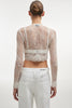 VEIL CARDIGAN TOP WHITE
