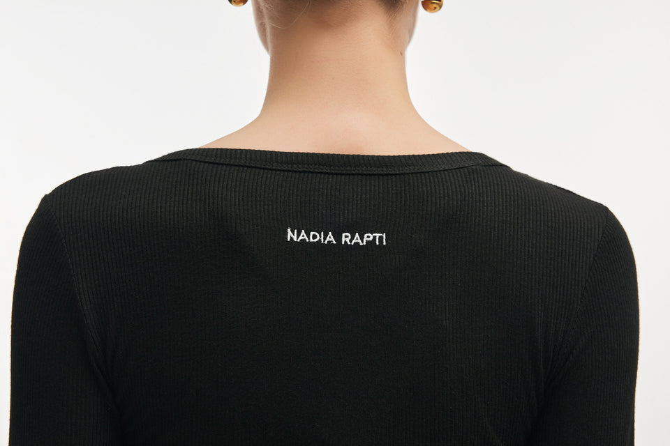 ANASA BODYSUIT BLACK