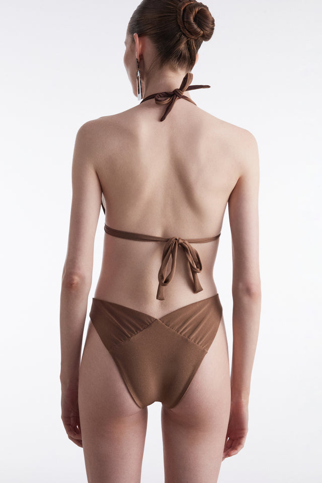 ANNA BIKINI BROWN DOUBLE FACE