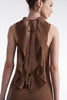 No.26 KNITTED MIDI DRESS BROWN