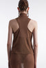 No.26 KNITTED TOP BROWN
