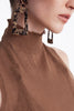 No.26 KNITTED TOP BROWN