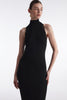 No.26 KNITTED MIDI DRESS BLACK