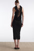 No.26 KNITTED MIDI DRESS BLACK