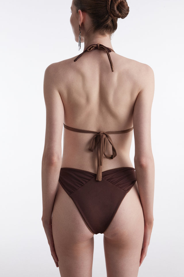 ANNA BIKINI BROWN DOUBLE FACE
