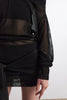 No26 KNITTED MINI DRESS BLACK