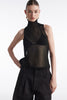 No.26 KNITTED TOP BLACK
